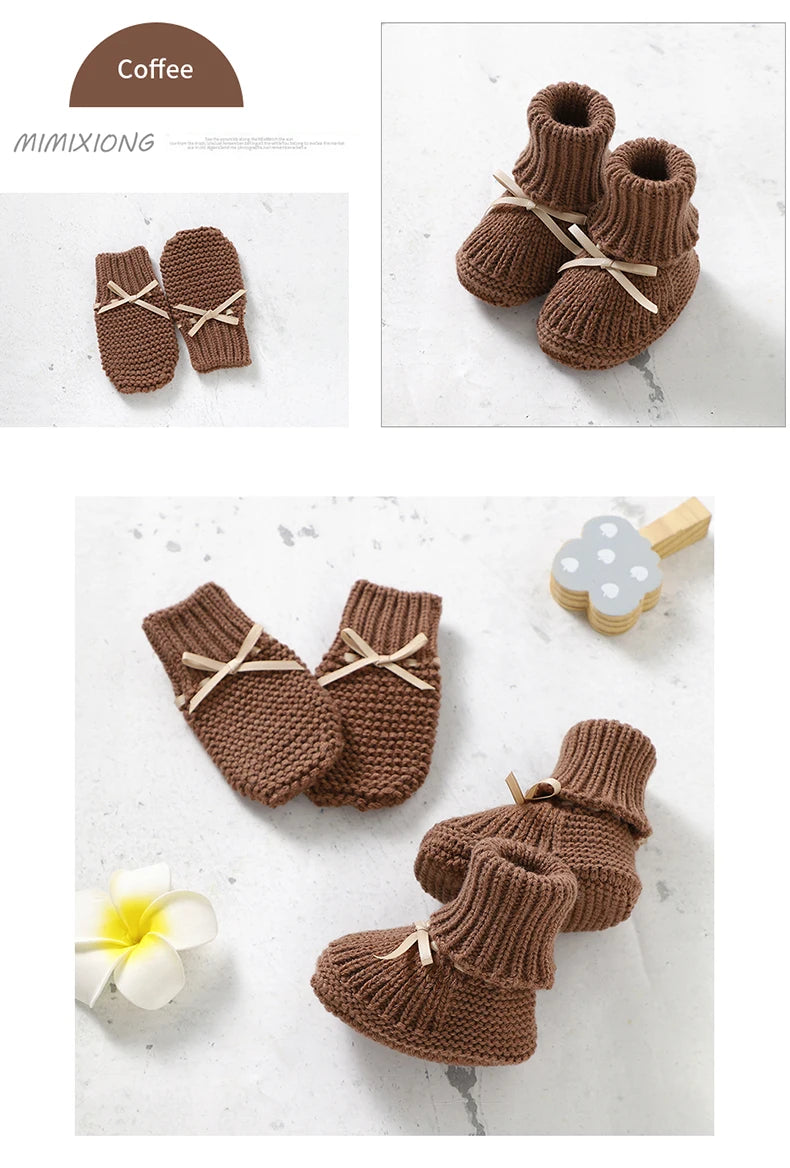 Knitted Newborn Baby Shoes