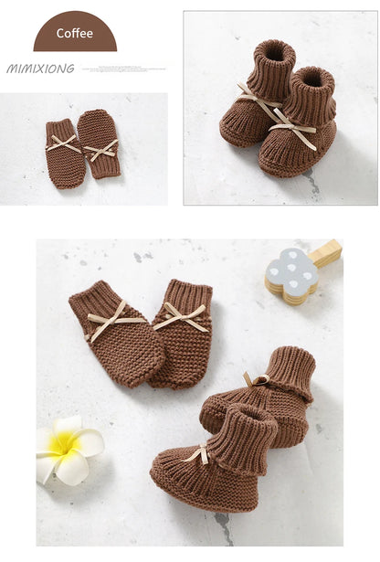 Knitted Newborn Baby Shoes