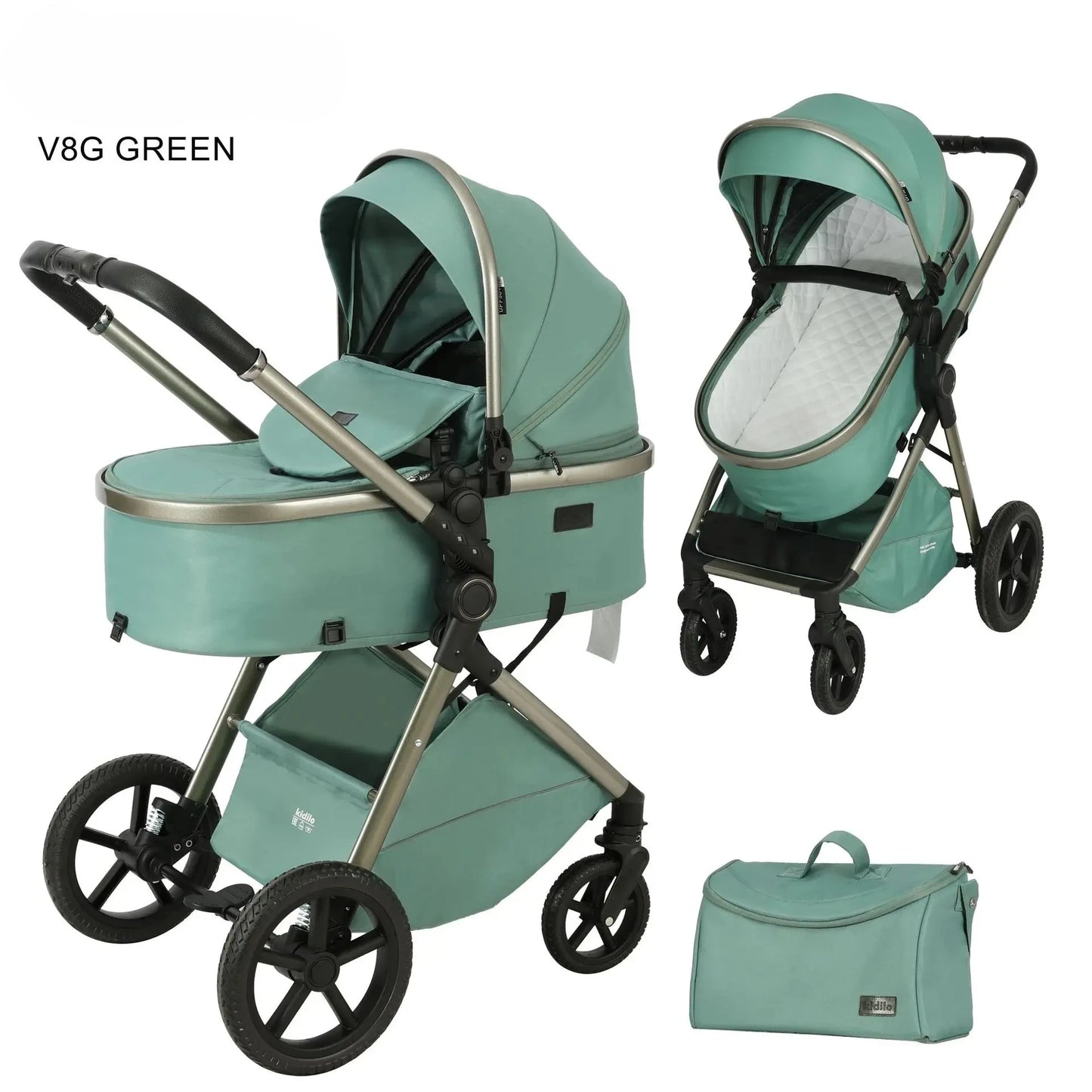 Elevare 2-in-1 High View Pram- baby stroller
