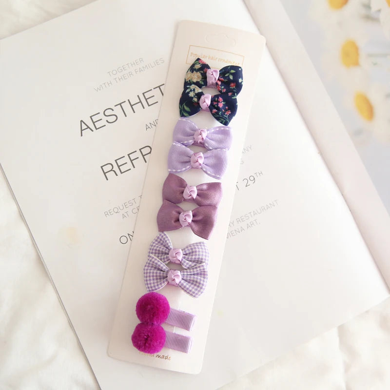 Baby Bow Scrunchie Set
