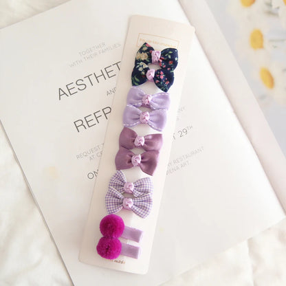 Baby Bow Scrunchie Set