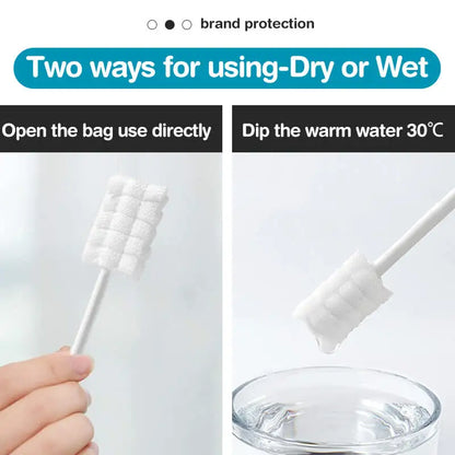 Baby Oral Cleaning Stick Set (60pcs)