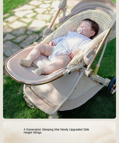 CloudWalker – Premium Leather Baby Stroller