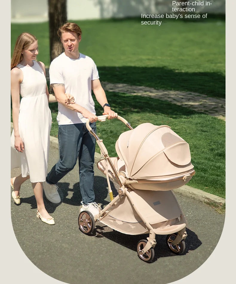 CloudWalker – Premium Leather Baby Stroller