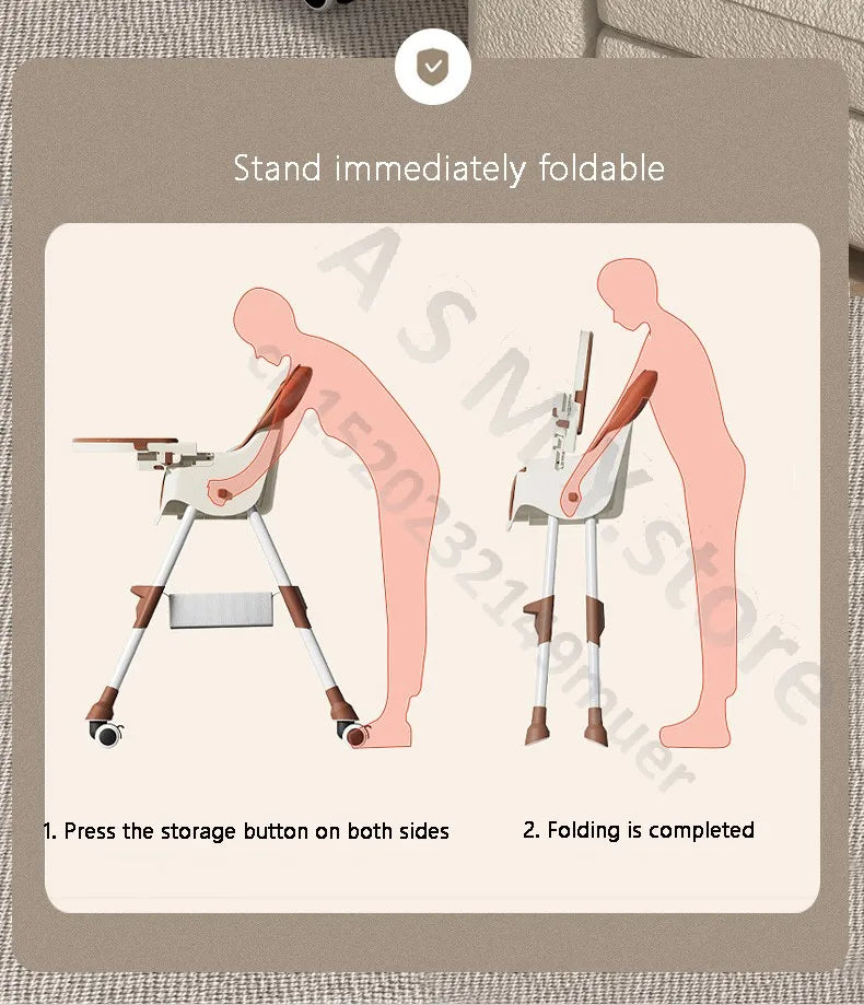 Foldable Baby Dining Chair