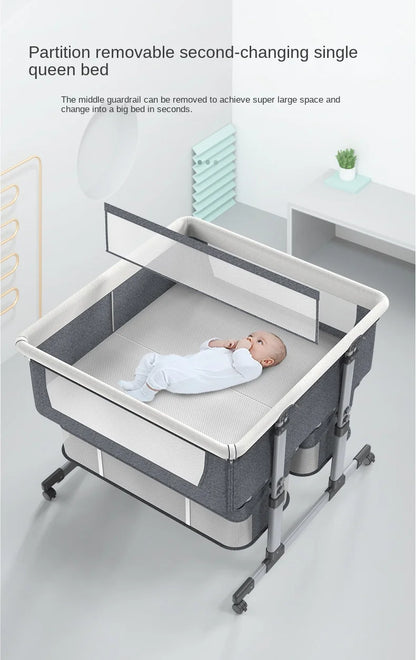NestEase™ Dual-Level Bedside Cot