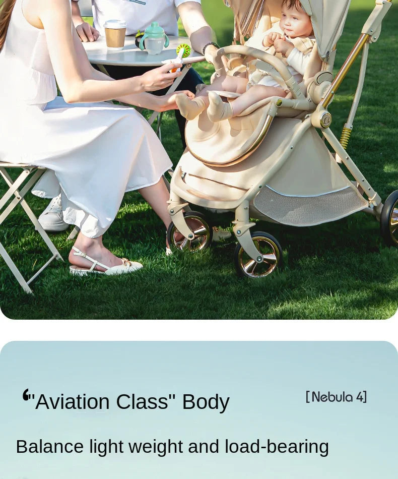 CloudWalker – Premium Leather Baby Stroller