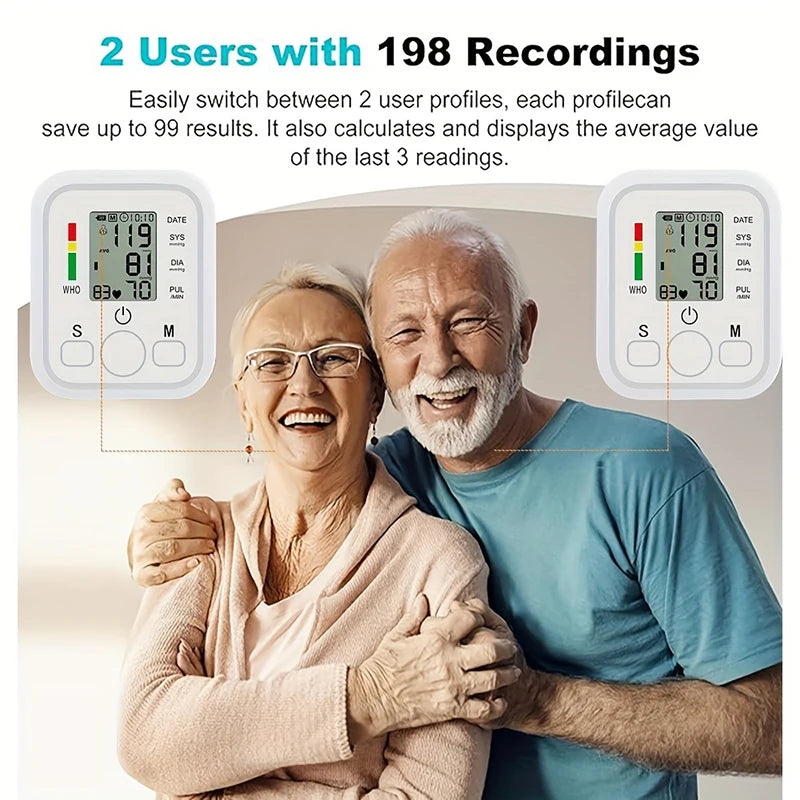HealthGuard™ LED Digital Blood Pressure Monitor