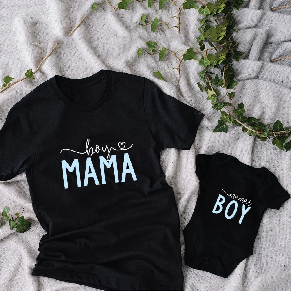 Mama & Mama’s Boy Matching Tee Set