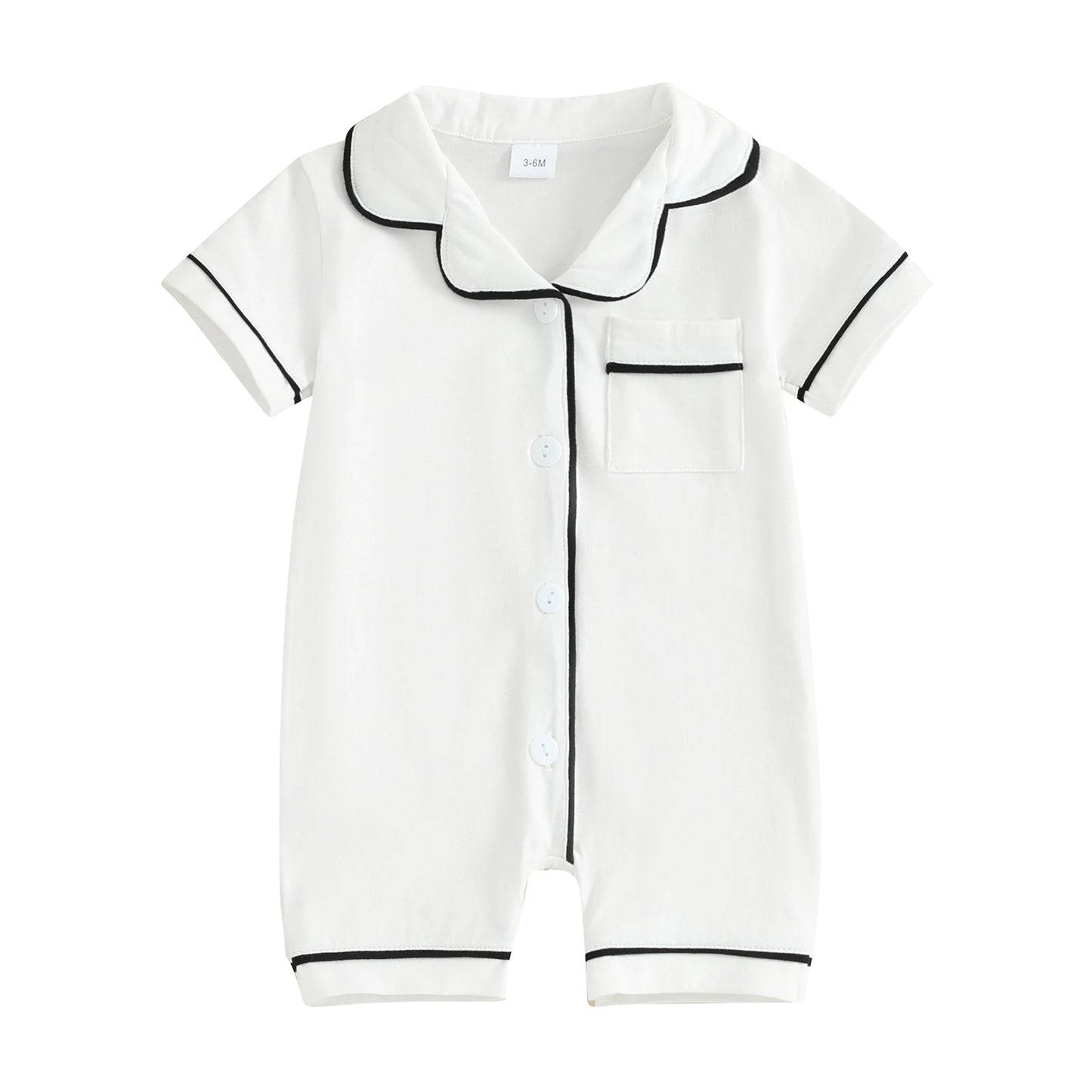 Baby Button Romper Pajama