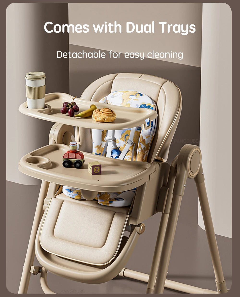PANGDUBE 2-in-1 Baby High Chair Rocker