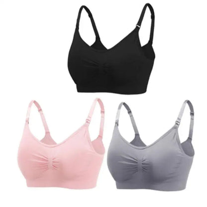 MumSoft™ Seamless Maternity Bra (3‑Pack)