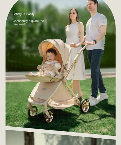 CloudWalker – Premium Leather Baby Stroller