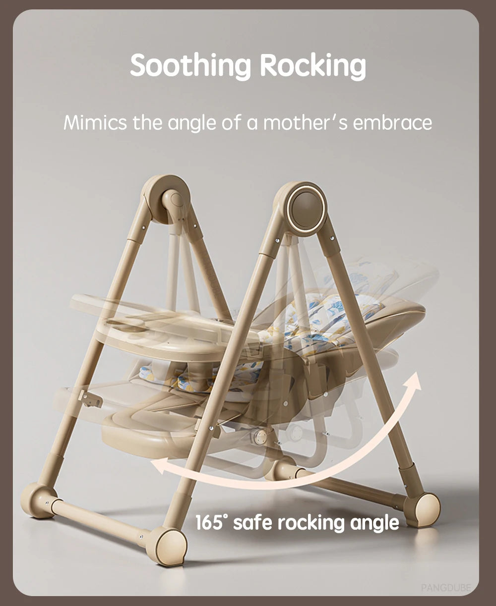 PANGDUBE 2-in-1 Baby High Chair Rocker