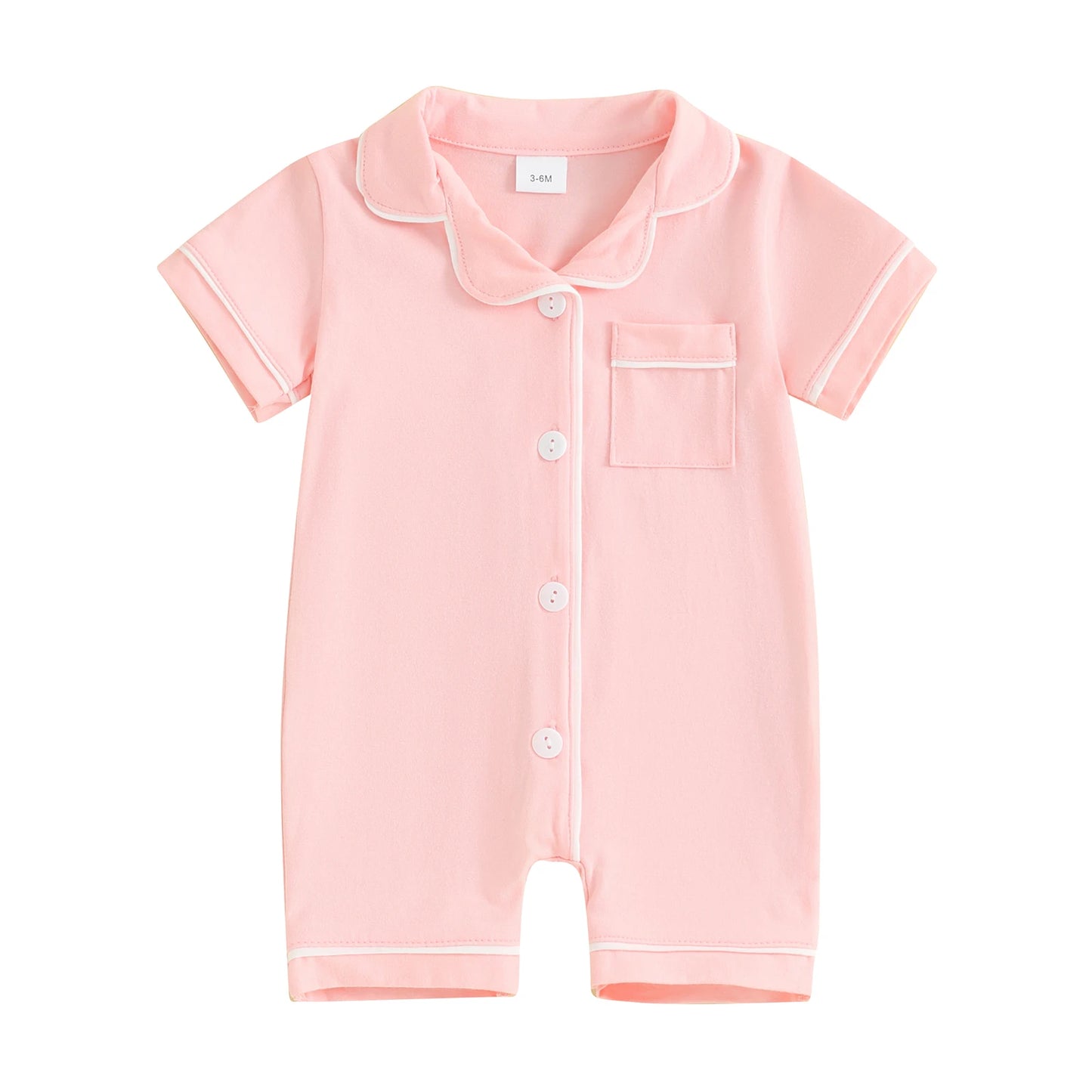 Baby Button Romper Pajama