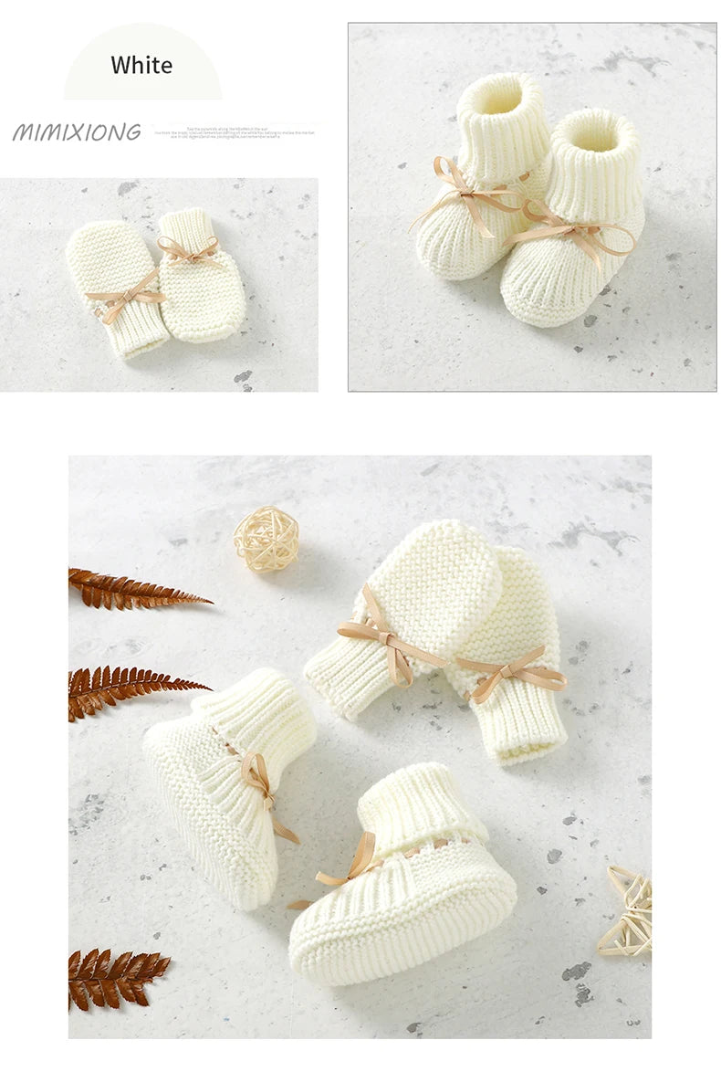 Knitted Newborn Baby Shoes