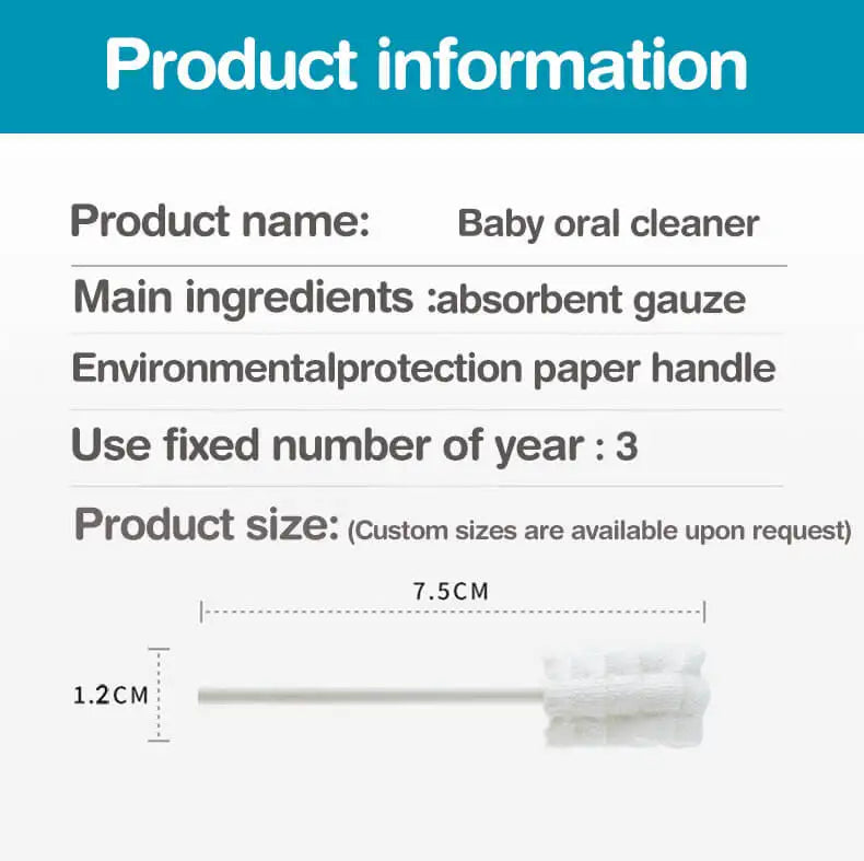 Baby Oral Cleaning Stick Set (60pcs)