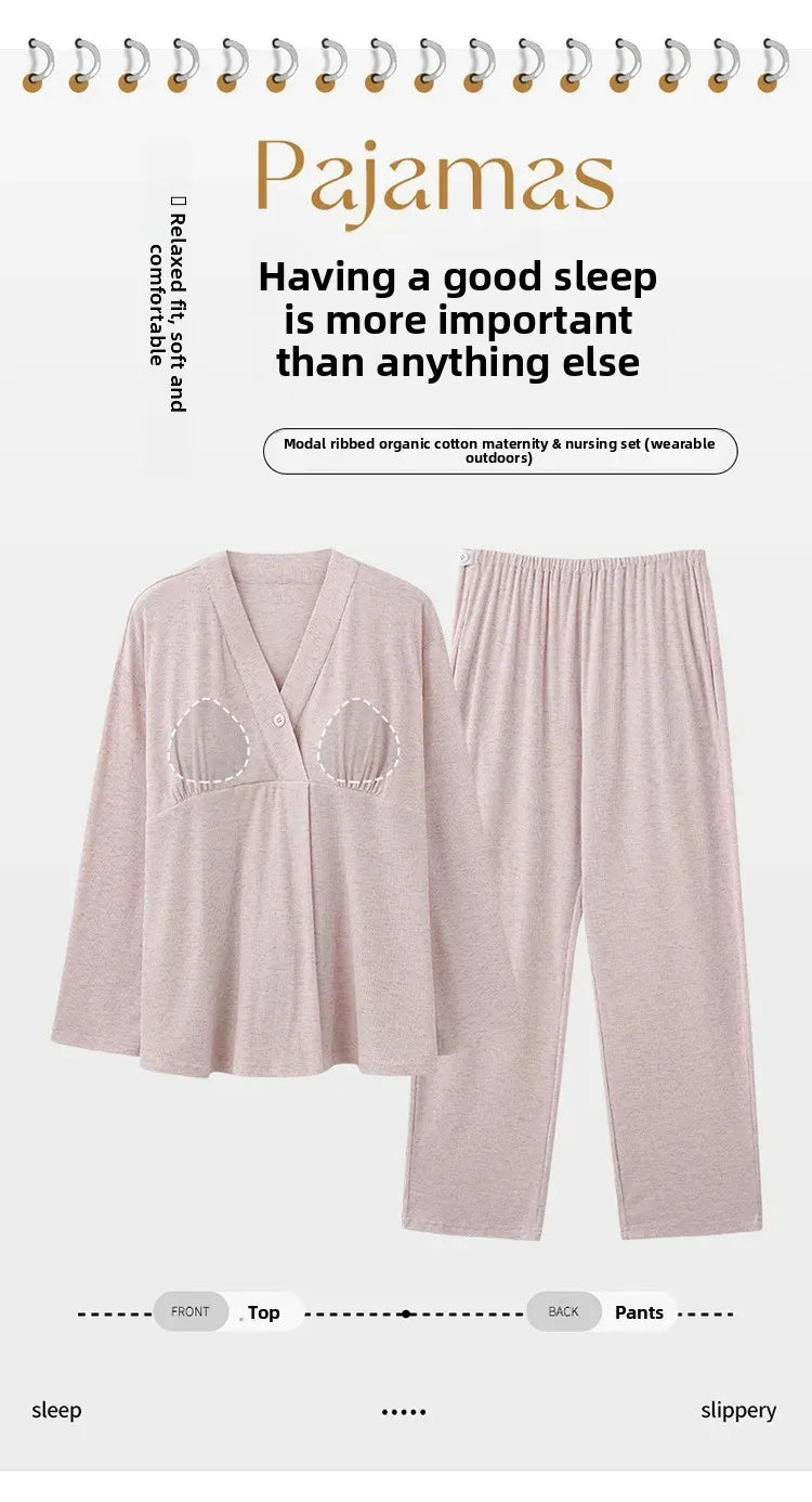 Maternity Nursing Sleepwear Set