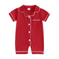 Baby Button Romper Pajama