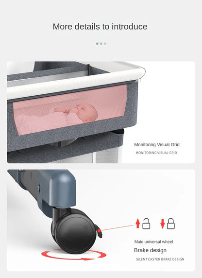 NestEase™ Dual-Level Bedside Cot