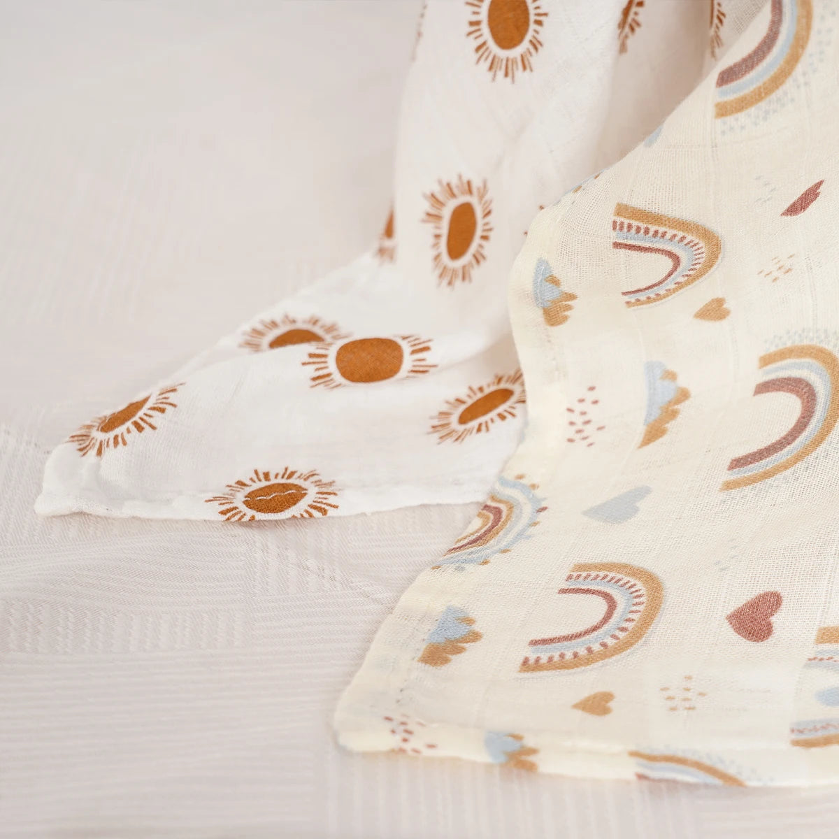 Bamboo Cotton Muslin Bib Set (4pcs)