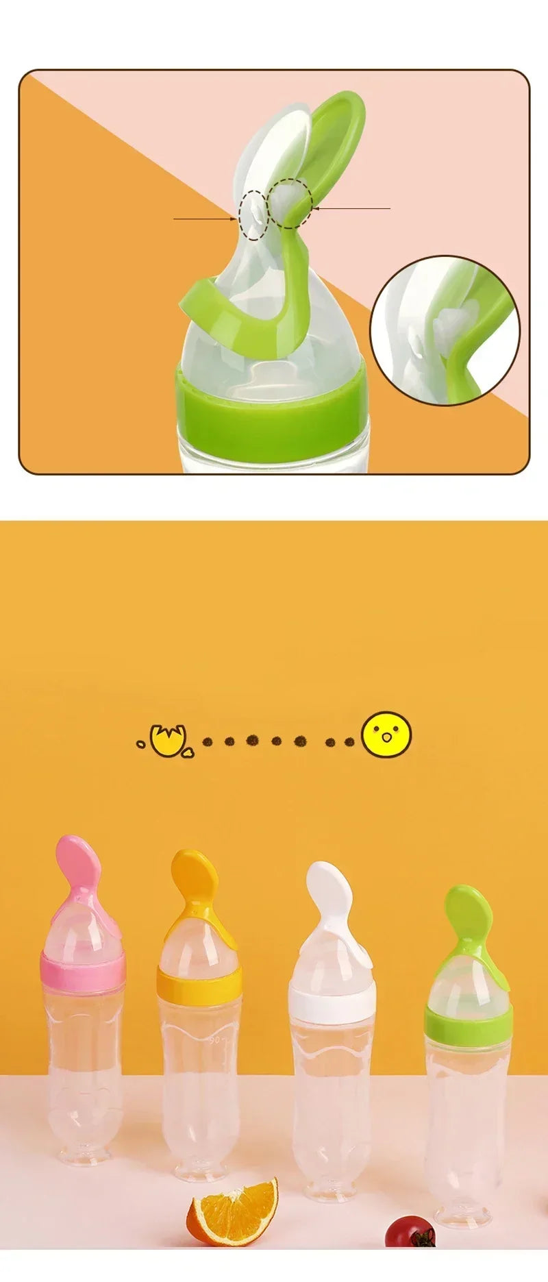 EasySqueeze™ Baby Food Feeder Spoon