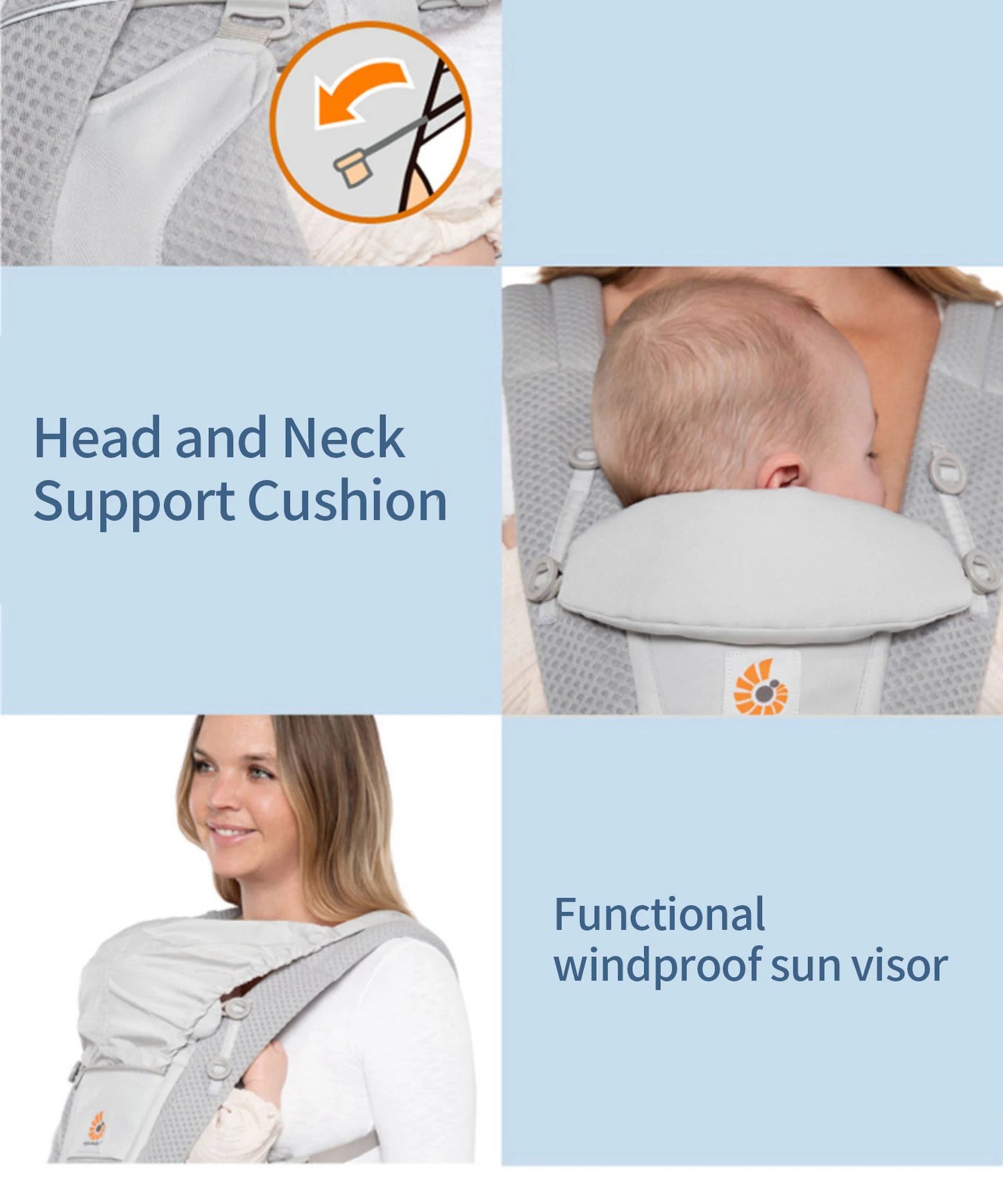 Breathable Mesh Baby Carrier