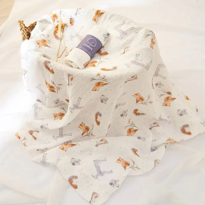 Cotton Muslin Swaddle Blanket