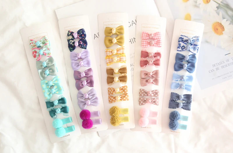Baby Bow Scrunchie Set