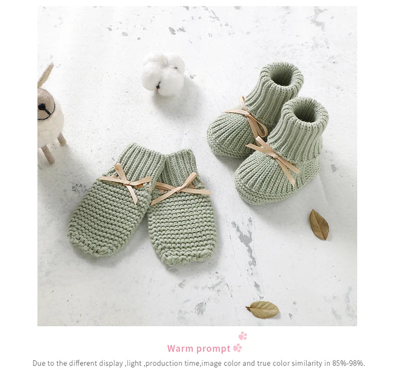 Knitted Newborn Baby Shoes