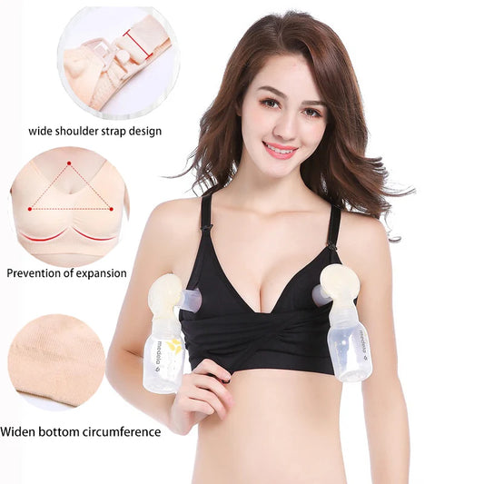 PumpEase™ Hands‑Free Nursing Bra