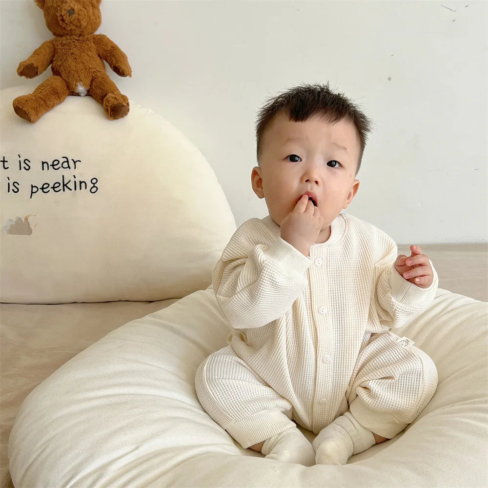 Waffle Baby Jumpsuit
