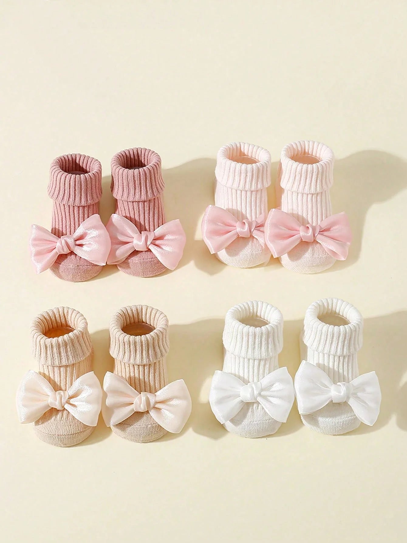 Toddler Bow Cotton Sock Set