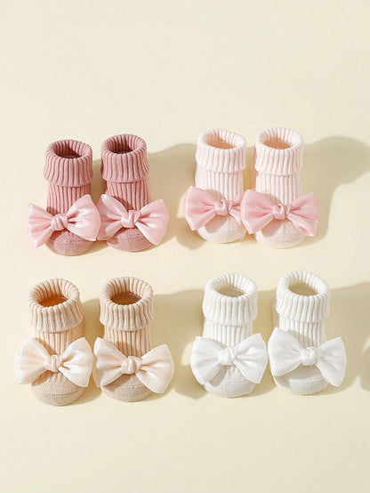 Toddler Bow Cotton Sock Set