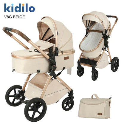 Elevare 2-in-1 High View Pram- baby stroller