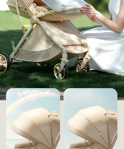 CloudWalker – Premium Leather Baby Stroller