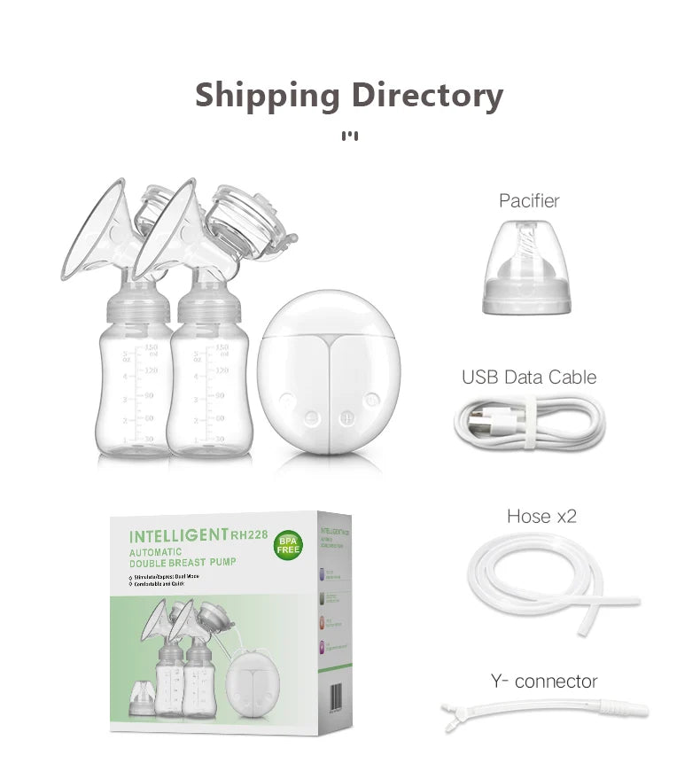 DualFlow™ USB Electric Double Breast Pump Set