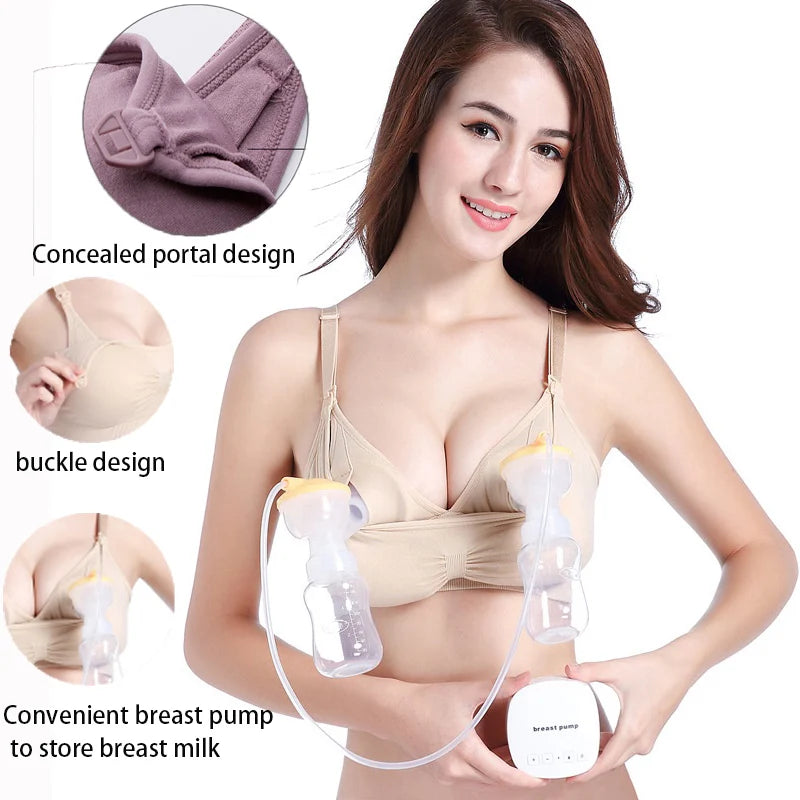 PumpEase™ Hands‑Free Nursing Bra