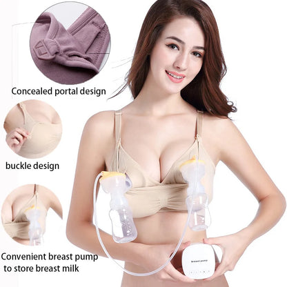 PumpEase™ Hands‑Free Nursing Bra