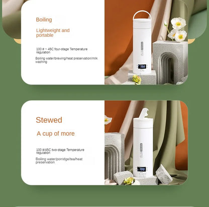 HeatMate™ 500ml Travel Electric Bottle Kettle