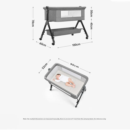 CalmCradle™ Rocking Bedside Cot