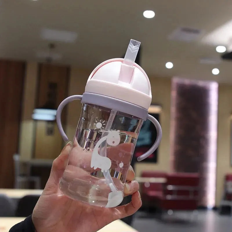 SipBuddy™ Leak‑Proof Straw Bottle (350ml)