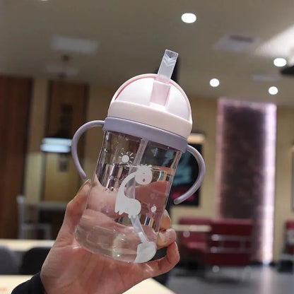 SipBuddy™ Leak‑Proof Straw Bottle (350ml)