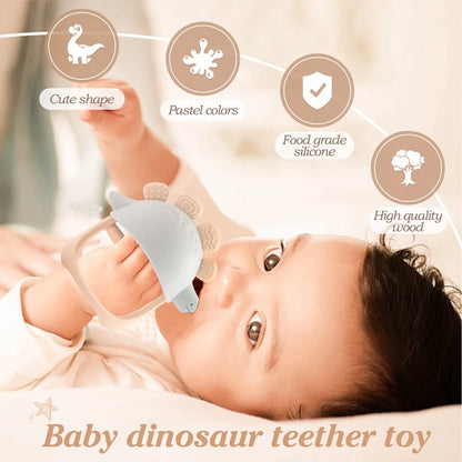 Dinosaur Silicone Teether Bracelet