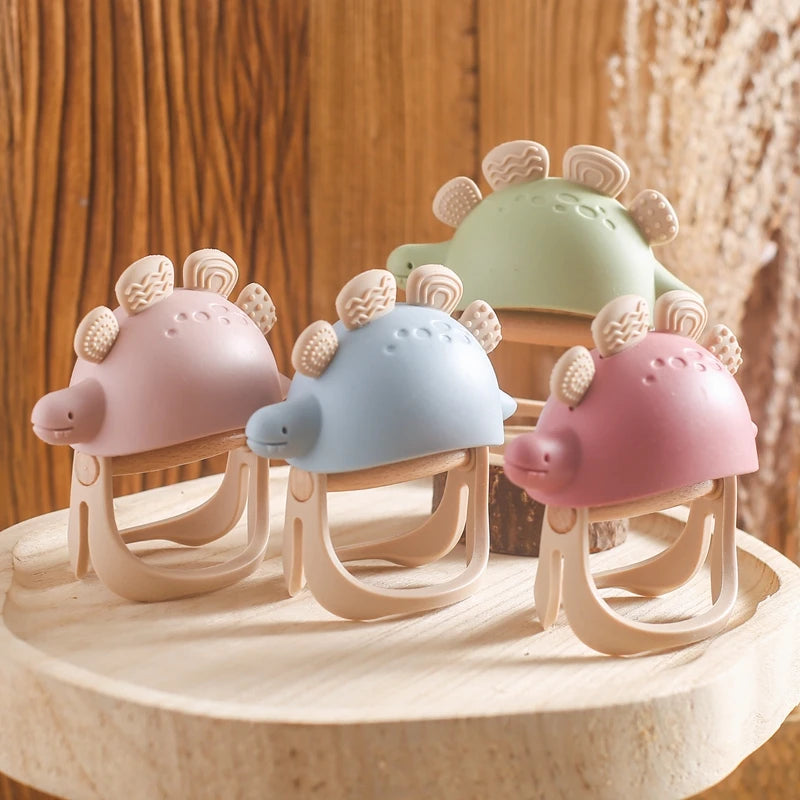 Dinosaur Silicone Teether Bracelet
