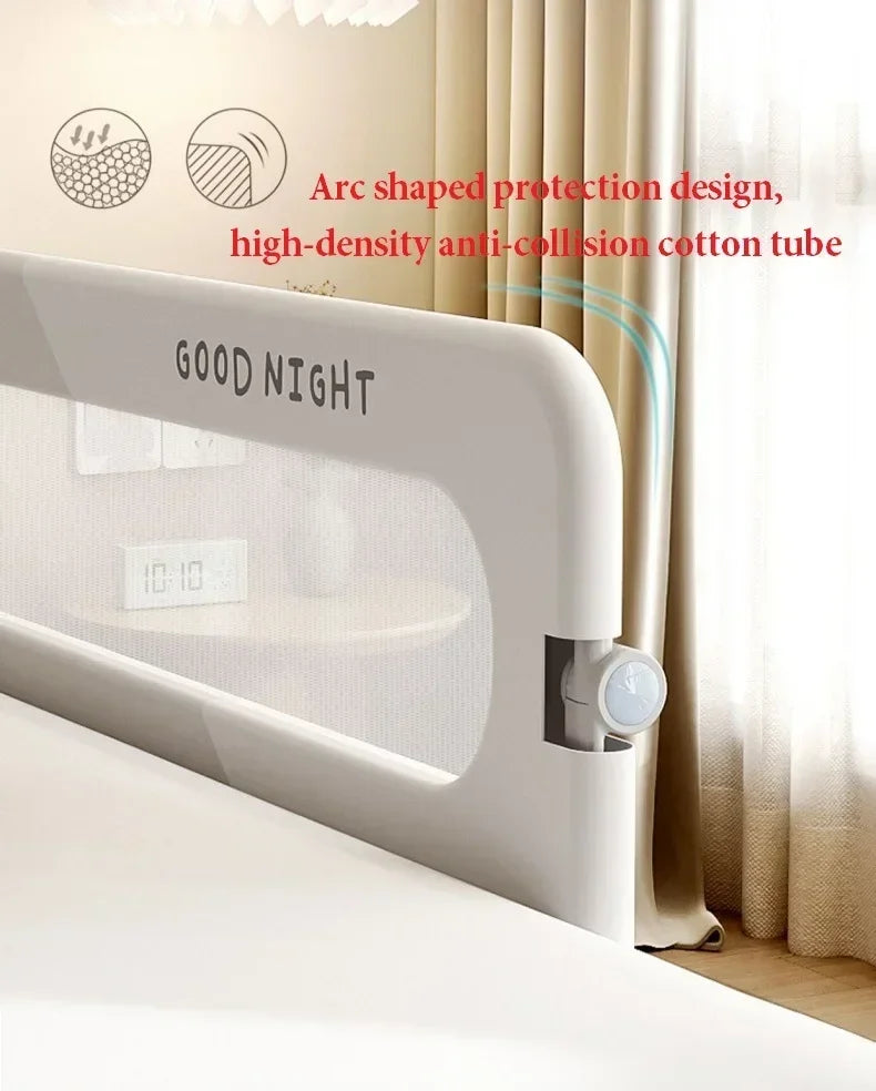 Foldable Baby Bed Guard Rail