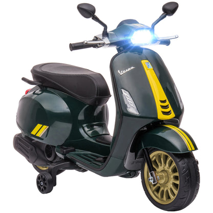 Vespa-Style Electric Ride-On Bike for Kids