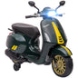 Vespa-Style Electric Ride-On Bike for Kids