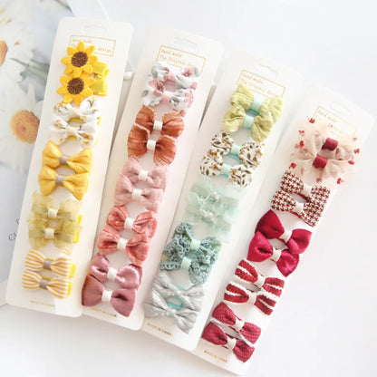 Baby Bow Scrunchie Set