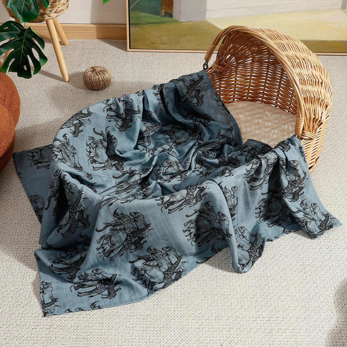 Cotton Muslin Swaddle Blanket